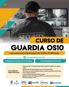 INSCRÍBETE PARA EL CURSO DE GUARDIA DE SEGURIDAD OS10